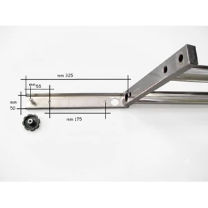 Osculati Foldable RIB A-frame 125 to 220cm