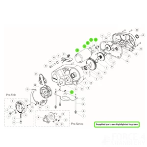 Lewmar Pro-Series 1000 Windlass 12V Motor Kit
