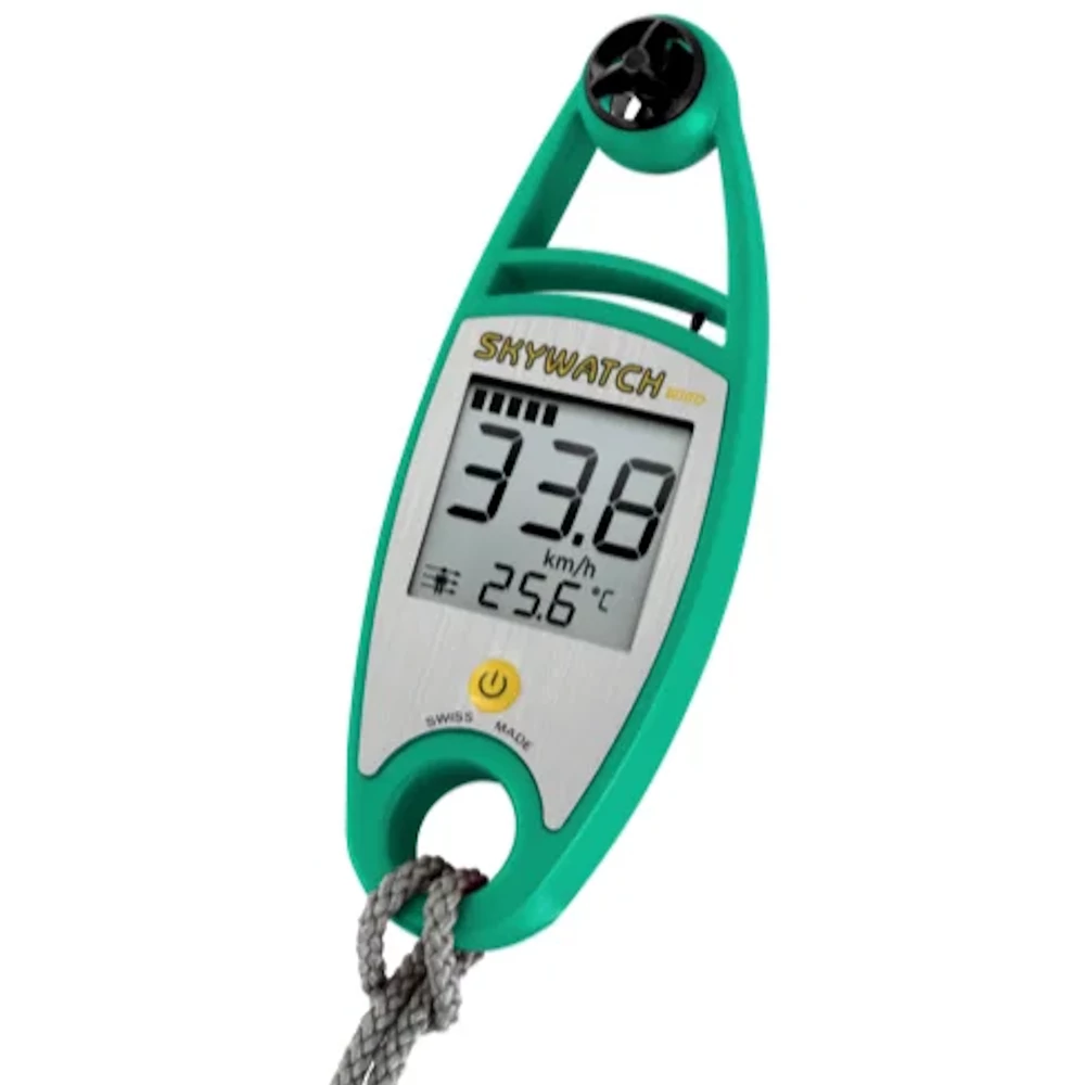  Wind Anemometer & Thermometer - Green