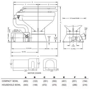 Jabsco Electric Toilet