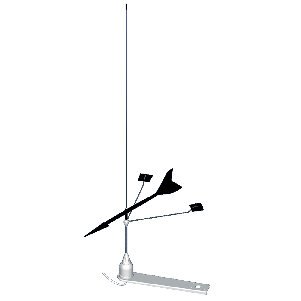 S/S VHF Whip with Windex