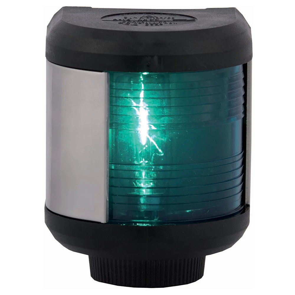 Aqua Signal Aquasignal Series 40 Starboard 12V Black Navigation Light