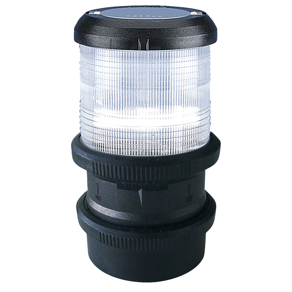 Aquasignal Series 40 All Round White - Quickfit 12V Black Navigation Light