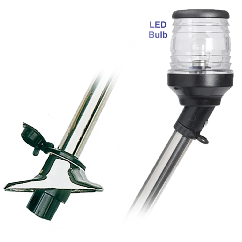 Force 4 Plug-In LED Pole Light with Flag Eyelets 