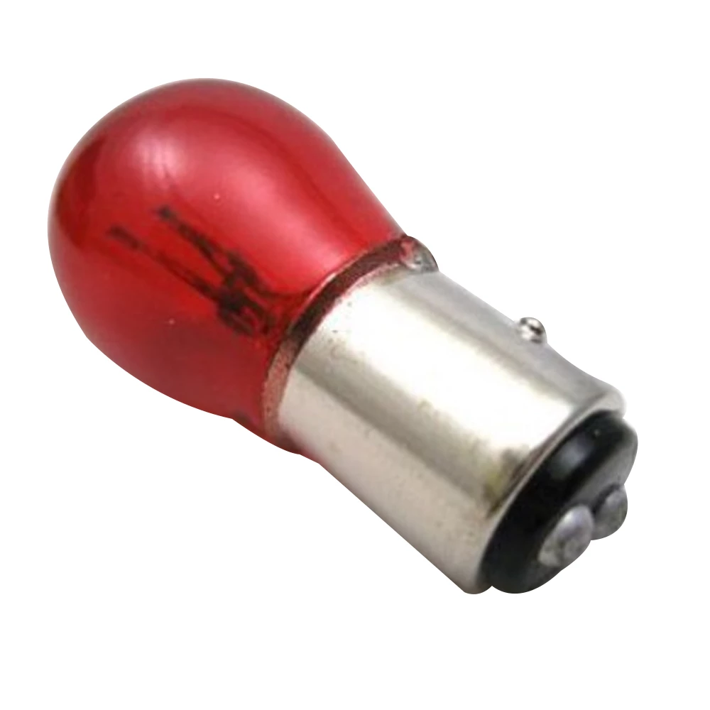 Force 4 Red Bulb BA15d 12V 15W