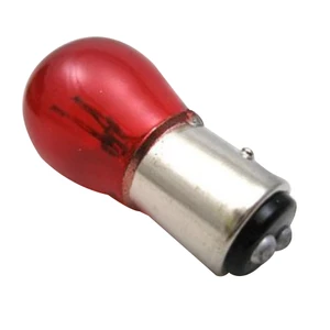 Force 4 Red Bulb BA15d 12V 15W