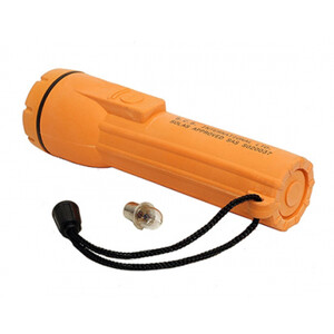 SOLAS Approved Waterproof Torch c/w Bulb