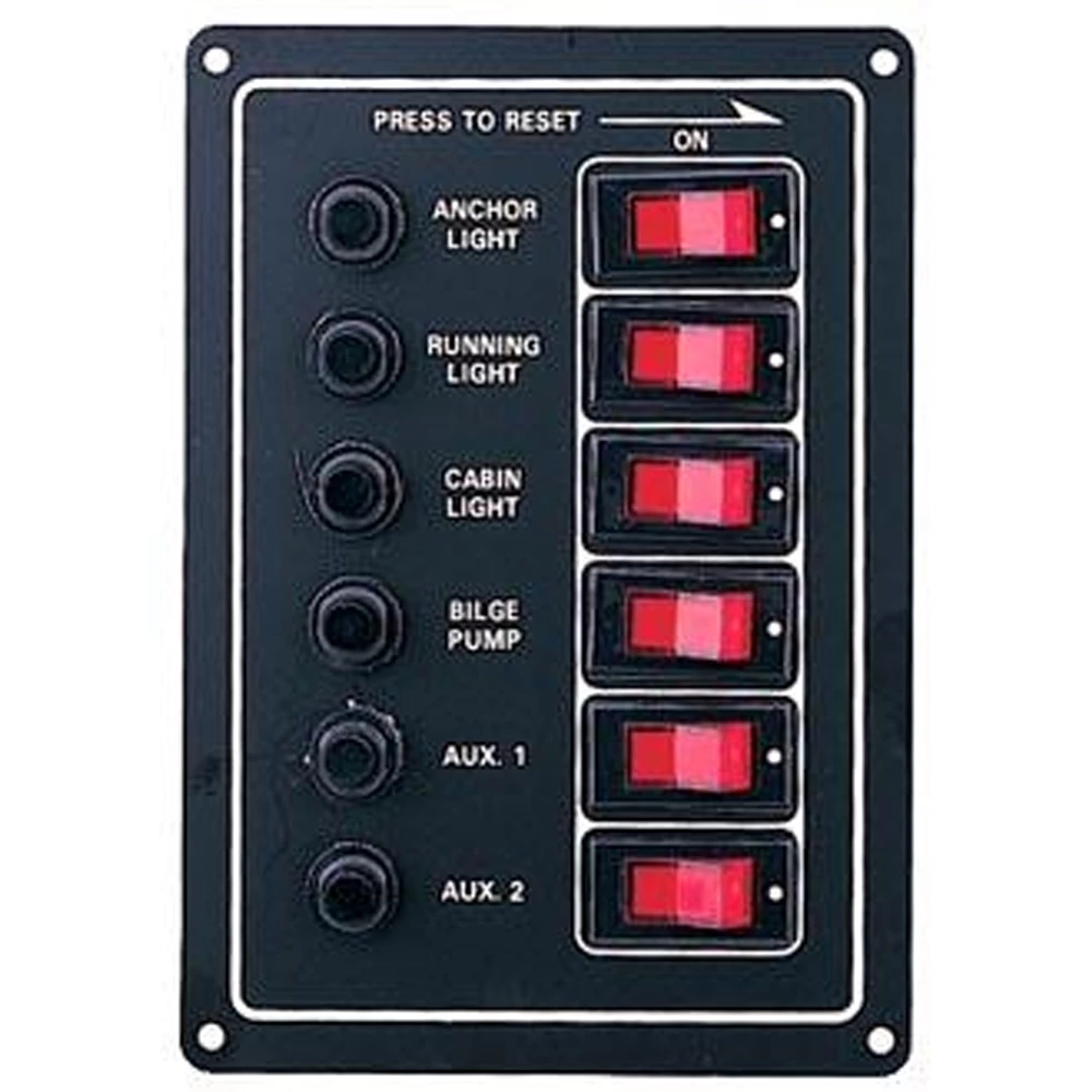 Force 4 6 Switch Circuit Breaker panel 