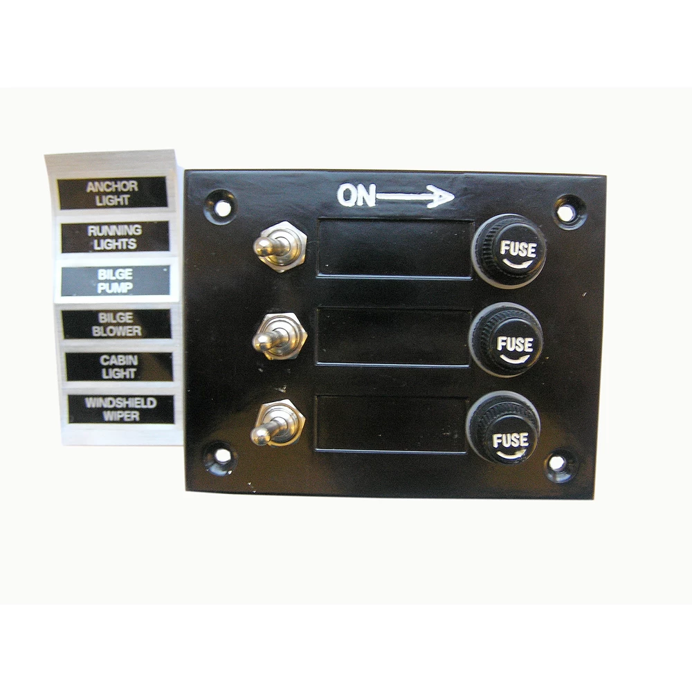 Force 4 Fused Switch Bakelite Panel 