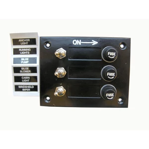 Force 4 Fused Switch Bakelite Panel 