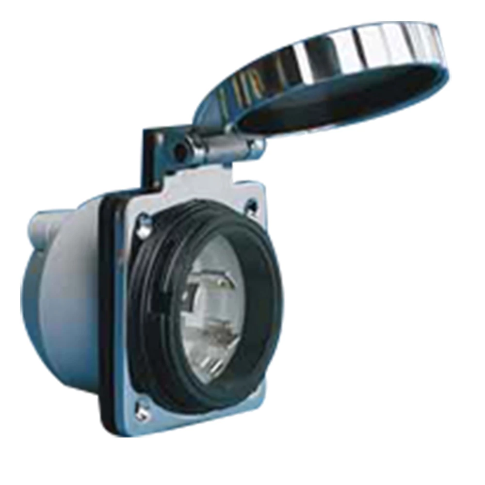 Marinco 16A Easy Lock Stainless Steel Shore Power Inlet 