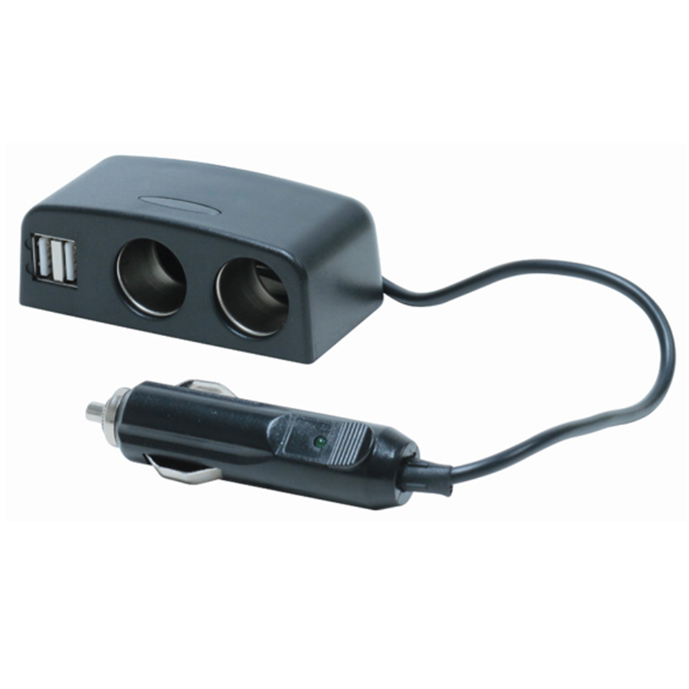 Dual 12V & USB Adaptor