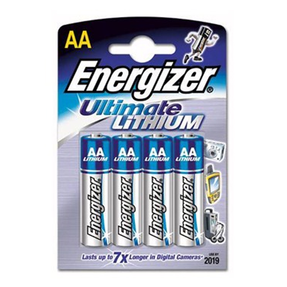 AA Lithium Batteries - 4 Pack