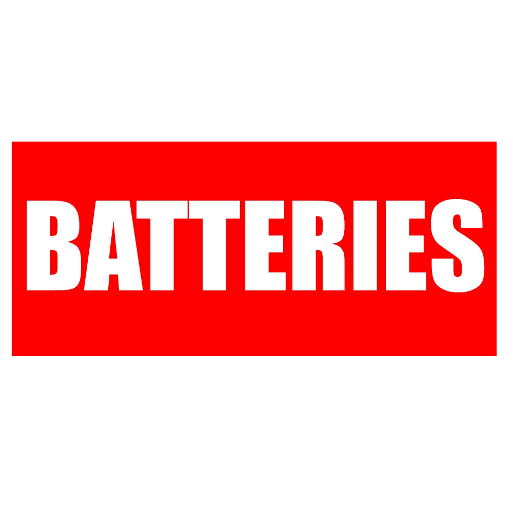 Glowfast Luminous Batteries Sticker 