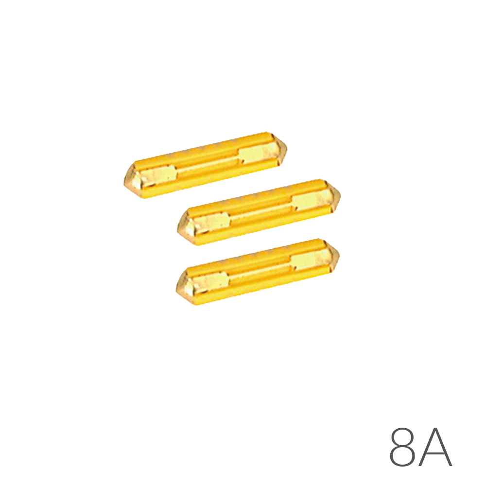 Ceramic Continental Fuse 8A  (3) 