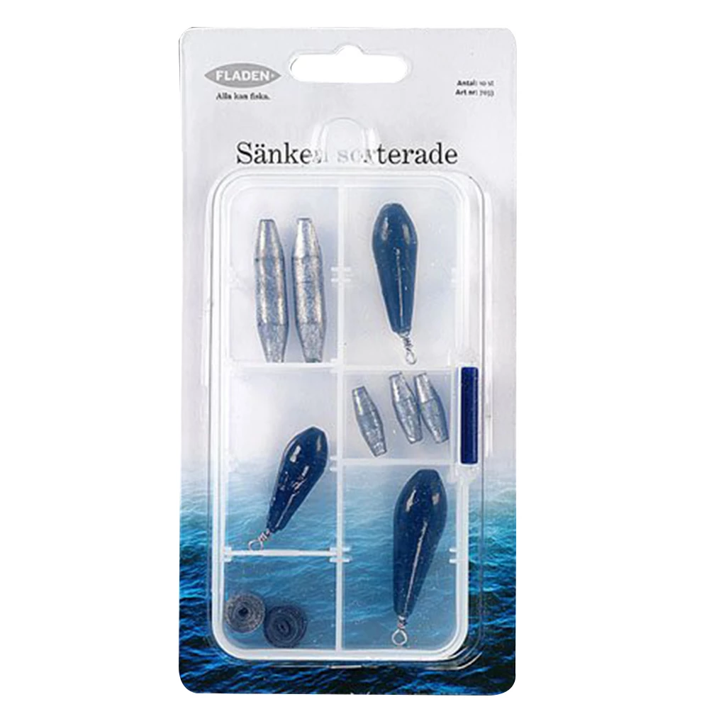 Fladen Assorted Sinkers (10 Pack) 