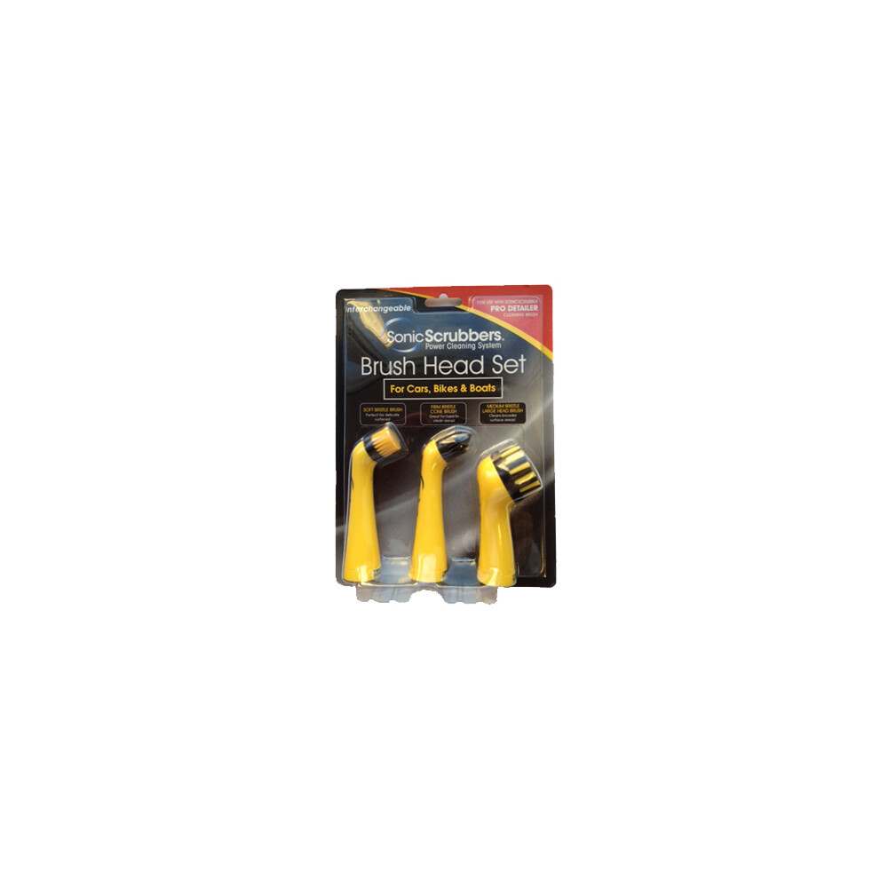 Sonic Scrubber Brush Head Set