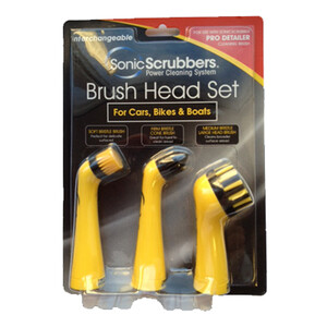 Sonic Scrubber Brush Head Set