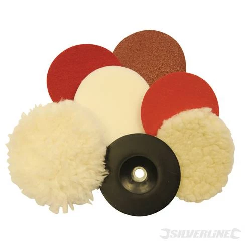 Silverline Sanding & Polishing Kit - 180mm