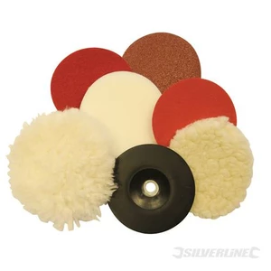 Silverline Sanding & Polishing Kit - 180mm