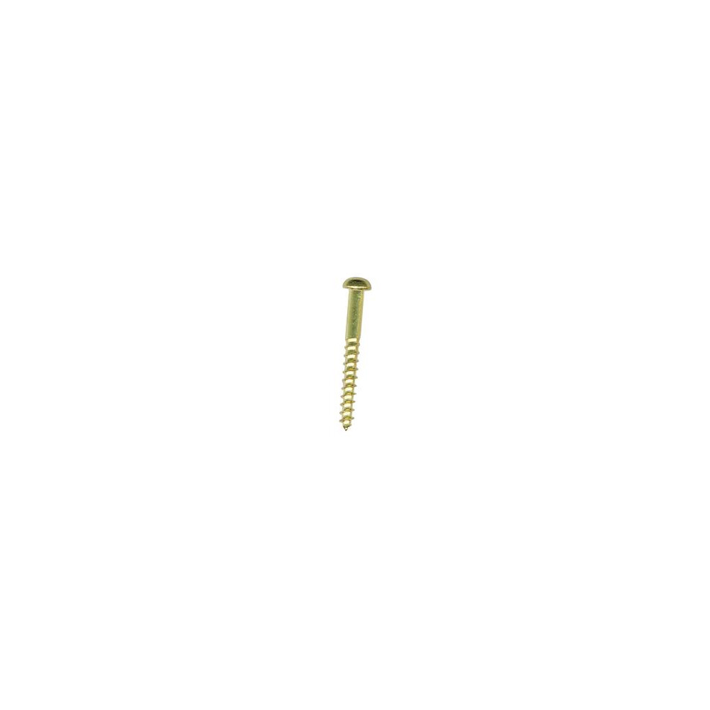 Brass Roundhead Woodscrew