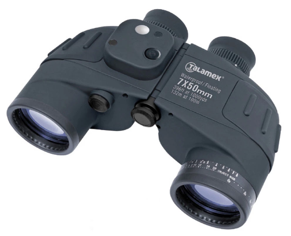 Talamex 7x50 Deluxe Waterproof Floating Binoculars with Compass 