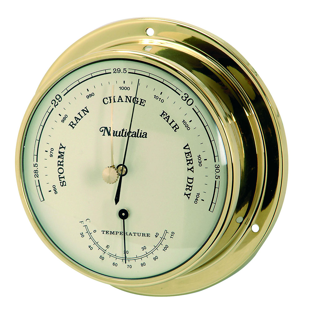 Thames 11cm Brass Barometer 