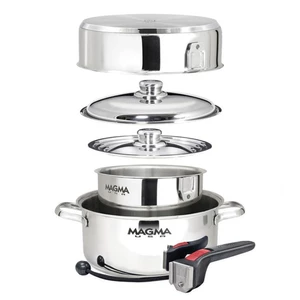 Magma Stainless Steel 7 Piece Nesting Cookware Set