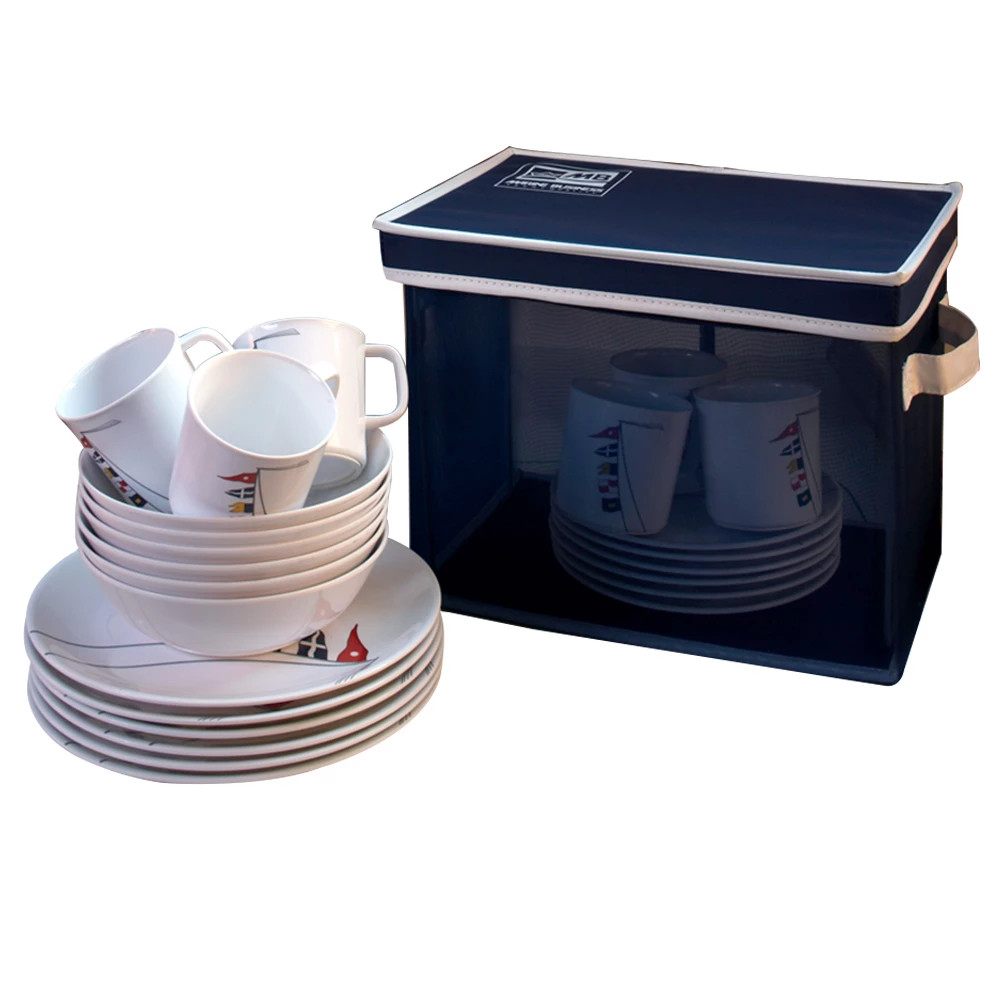 Regata Non-Skid Crockery Pack 24 Piece