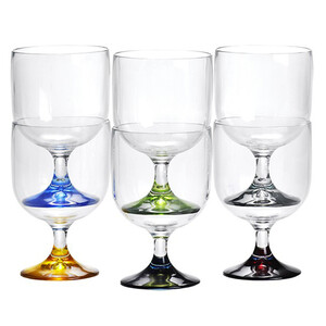 Stackable Wine Glasses - Set of 6