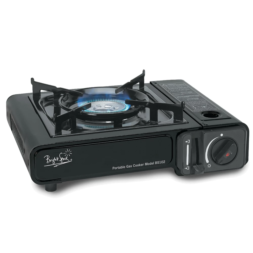 Force 4 Portable Gas Cooker With Flame Failure - Anthracite 