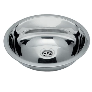 Force 4 Round Bowl Sink Stainless Steel