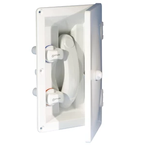 Whale Transom Hot & Cold Mixer Shower c/w Cover