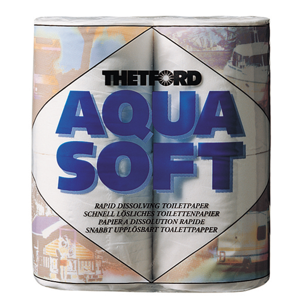 Aqua Soft Toilet Roll - Pack of 4