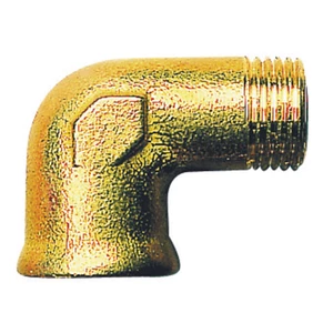 Force 4 Brass 90Deg Elbow M/F 