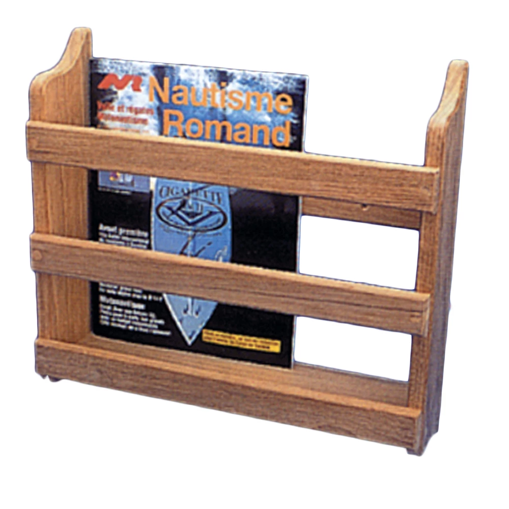 Force 4 Teak Magazine Rack 
