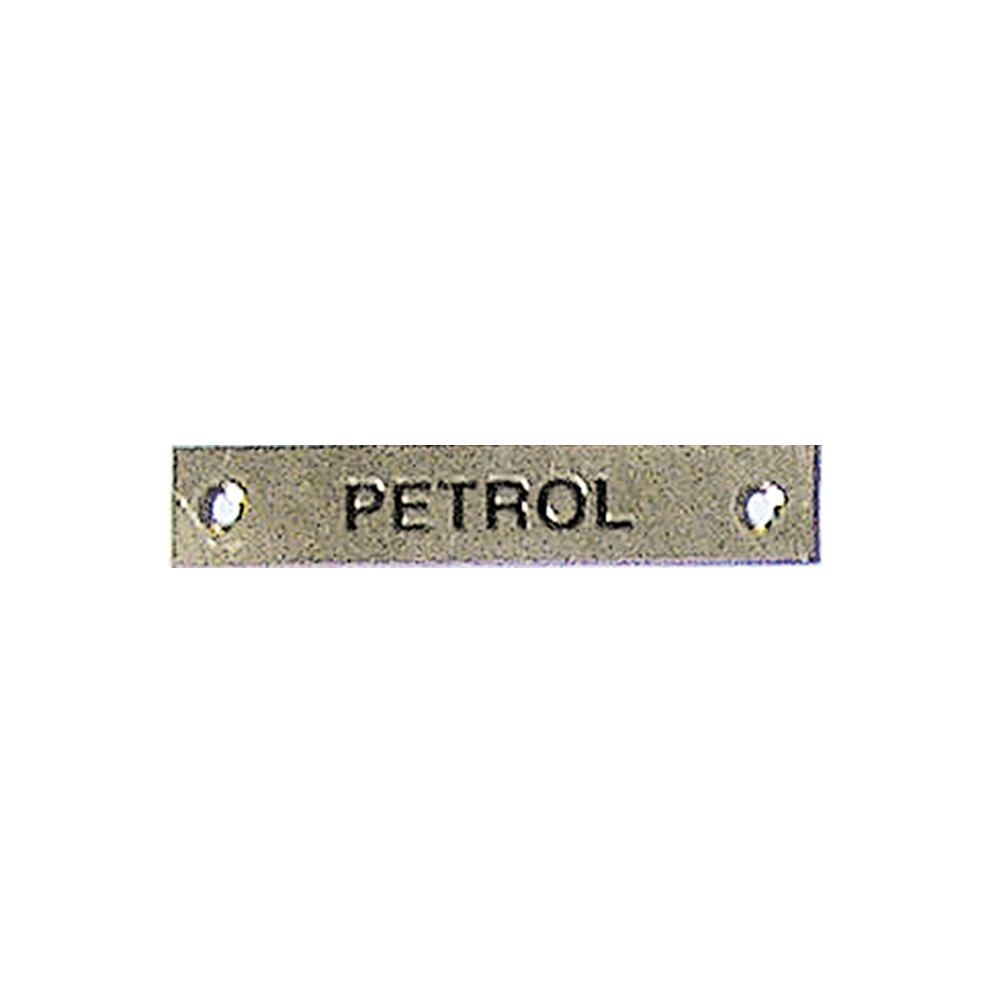 Label - Petrol - 57 x 12mm