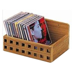 Teak CD Holder