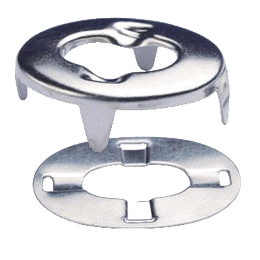 Force 4 Pack of 10 Eyelet & Clinch Plate for Turn Button 