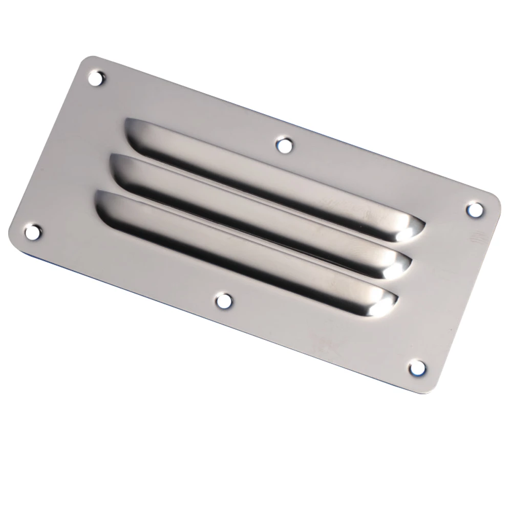 Force 4 Stainless Steel 3 Louvre Vent 127x67mm 