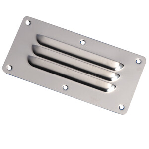 Stainless Steel 3 Louvre Vent 127x67mm 