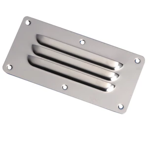 Force 4 Stainless Steel 3 Louvre Vent 127x67mm 