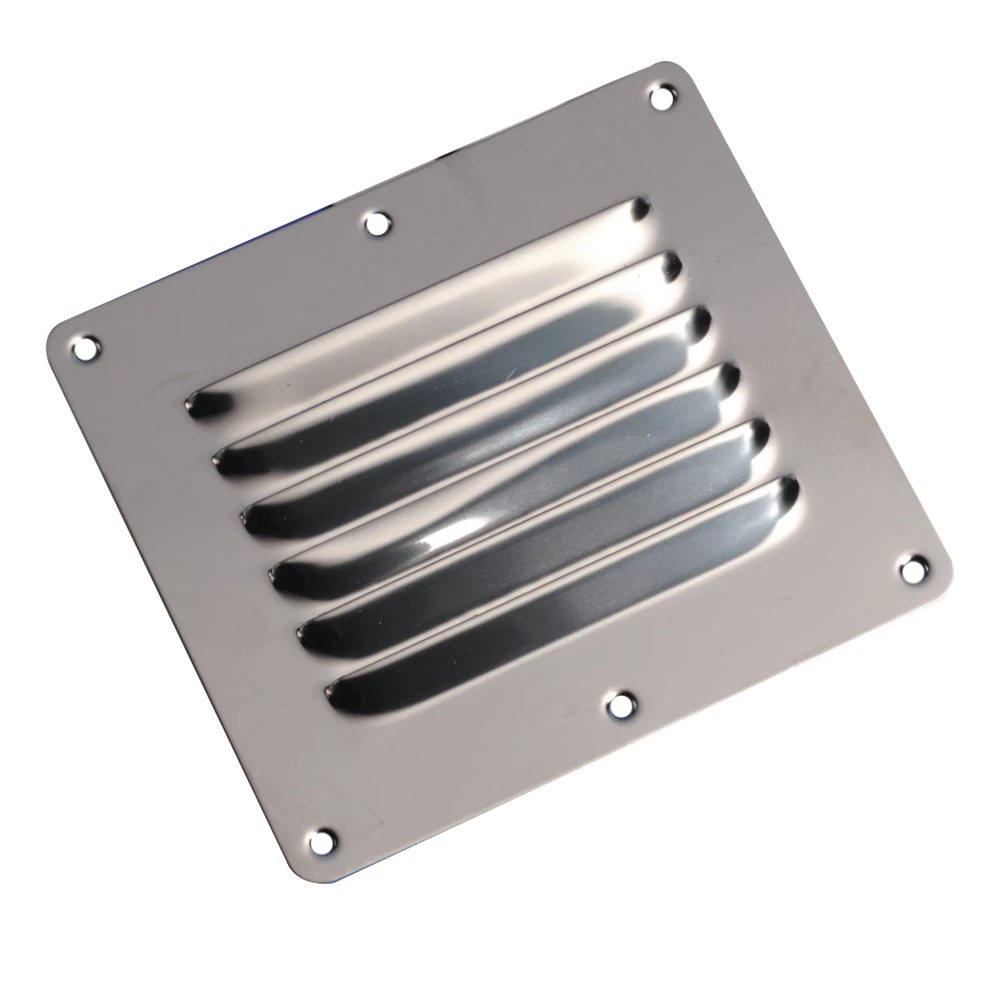 Force 4 Stainless Steel 6 Louvre Vent 127x115mm