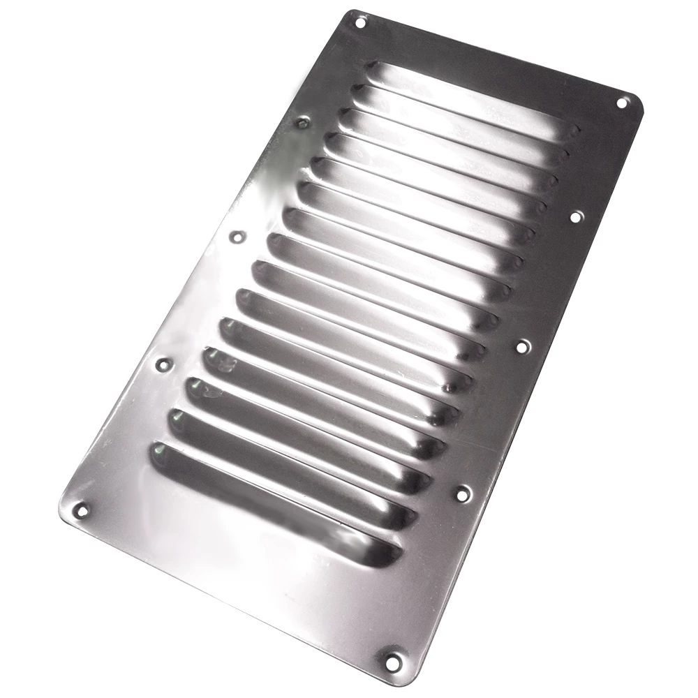 Force 4 Stainless Steel Louvre Vent 232x127mm 