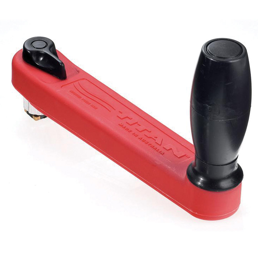 Winch Handle 10 inch Titan Red Locking