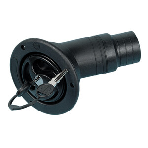 Angled Fuel Filler with Lockable Cap