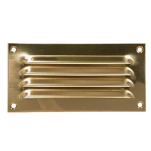 Force 4 Brass Louvre Vent 150x75mm