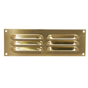 AG Brass Louvre Vent 230x75mm