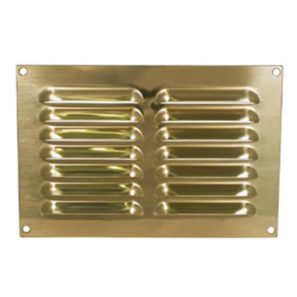 Brass Louvre Vent 230x150mm