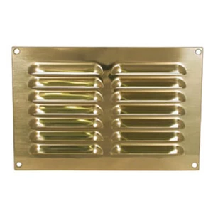 Force 4 Brass Louvre Vent 230x150mm 